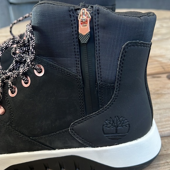 NEW TIMBERLAND Black White Rose Gold SUPAWAY ReBOTL SNEAKER Boot shoes US 9 40 - Picture 6 of 7